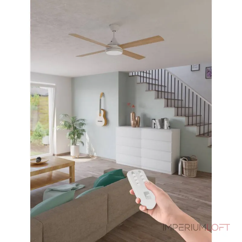 Потолочный вентилятор со светильником Eglo TRINIDAD 35084 от ImperiumLoft