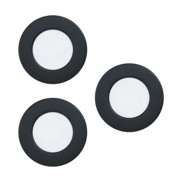 Набор из 3 встраиваемых светильников Eglo ПРОМО Fueva 5 99146 Цвет арматуры никель Цвет плафонов белый Набор из 3 встраиваемых светильников Eglo ПРОМО Fueva 5 99146 Цвет арматуры никель Цвет плафонов белый