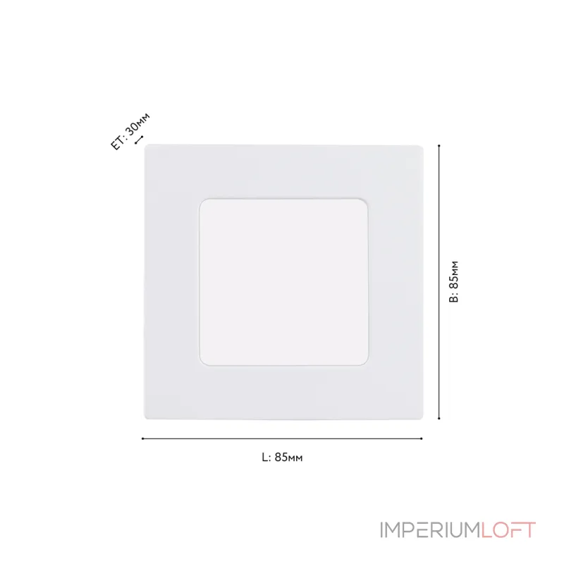 Встраиваемый светильник Eglo ПРОМО Fueva 1 pro 64596 от ImperiumLoft Встраиваемый светильник Eglo ПРОМО Fueva 1 pro 64596 от ImperiumLoft