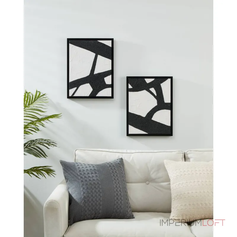 Комплект из 2х картин Eglo ROBERVAL 423036 от ImperiumLoft