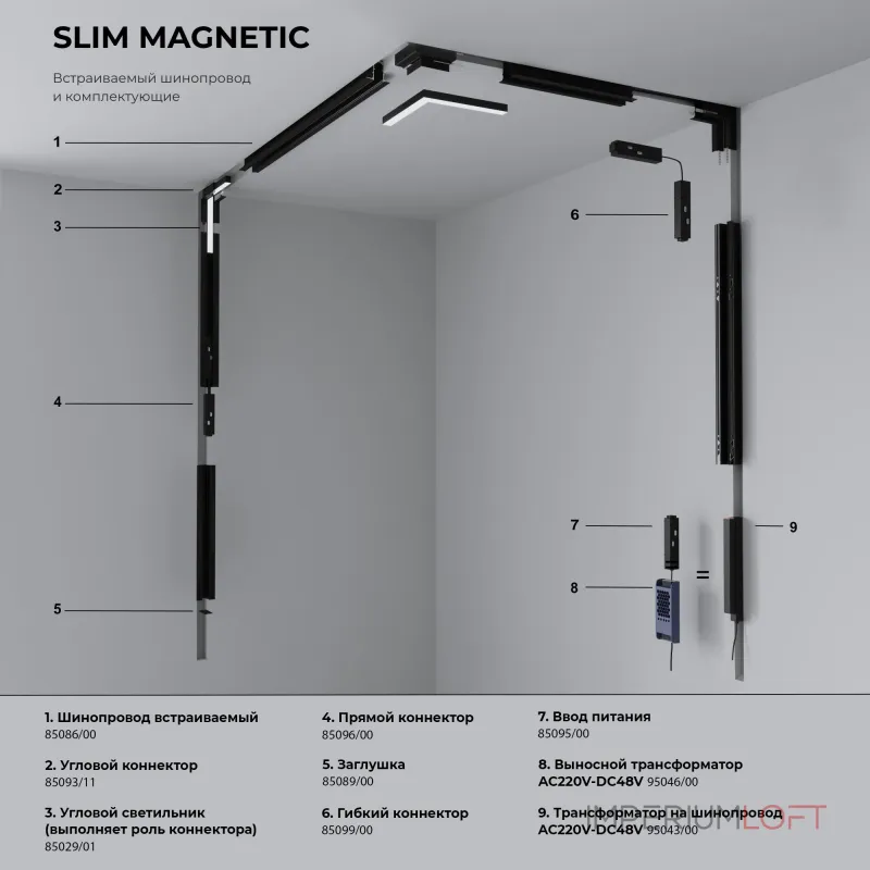 Трековый светильник Elektrostandard slim magnetic a064805 от ImperiumLoft Трековый светильник Elektrostandard slim magnetic a064805 от ImperiumLoft