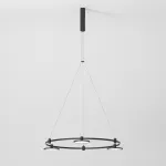 Шинопровод с тросовыми креплениями round черный ø800 Elektrostandard esthetic magnetic a065428 от ImperiumLoft