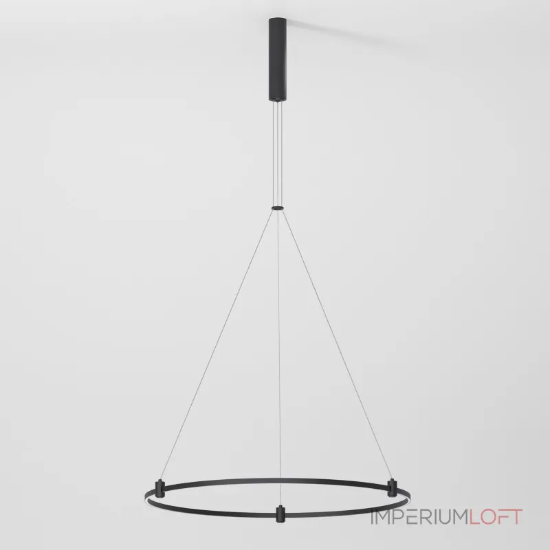 Шинопровод с тросовыми креплениями round черный ø800 Elektrostandard esthetic magnetic a065428 от ImperiumLoft