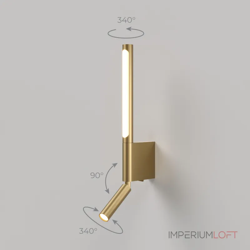 Настенный светодиодный поворотный светильник Elektrostandard sarca a066400 от ImperiumLoft