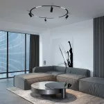 Трековый поворотный светильник для радиусного шинопровода Elektrostandard slim magnetic a066515 от ImperiumLoft