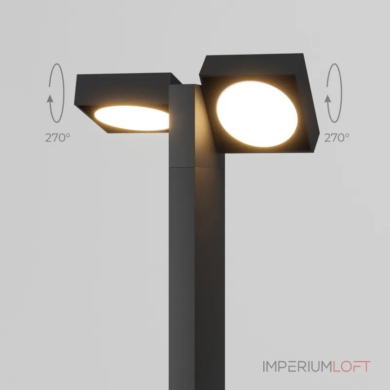 Светильник поворотный садово-парковый Elektrostandard twin a064383 от ImperiumLoft