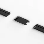Четырёхсторонний соединитель для накладного шинопровода чёрный Elektrostandard flat magnetic a063738 от ImperiumLoft