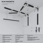 Набор для подвеса (2 шт) Elektrostandard Slim Magnetic a061243 от ImperiumLoft