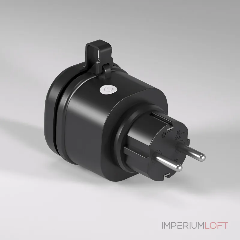 Умная розетка ip44 Elektrostandard wi-fi a065376 от ImperiumLoft