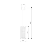 Уличный подвесной светильник Elektrostandard Entero 35189/H от ImperiumLoft