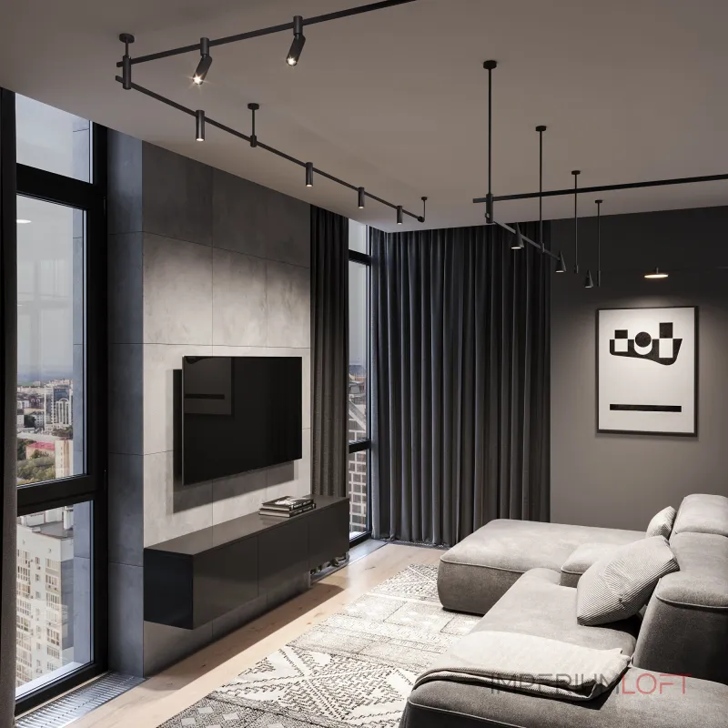 Подвесной комплект для подключения трековой системы освещения к питанию боковой Elektrostandard esthetic magnetic a065431 от ImperiumLoft