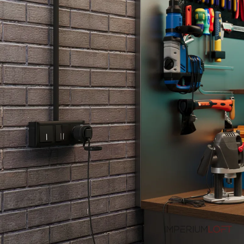 Умная розетка ip44 Elektrostandard wi-fi a065376 от ImperiumLoft