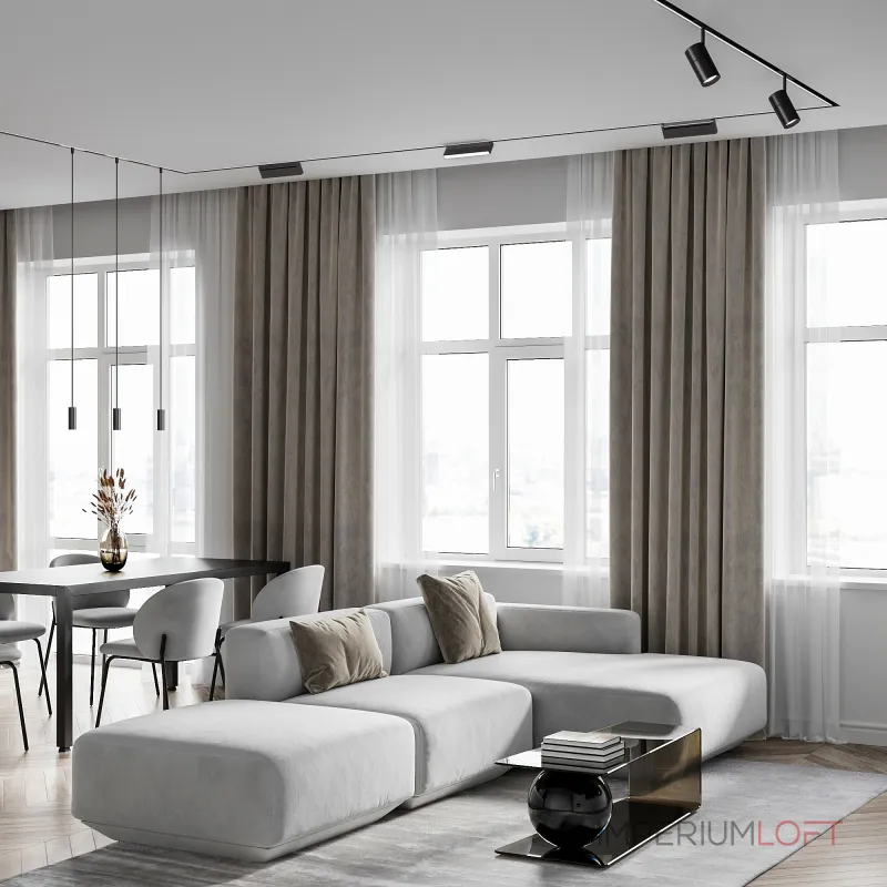 Шинопровод встраиваемый с местом под светодиодную ленту Elektrostandard slim magnetic a063990 от ImperiumLoft