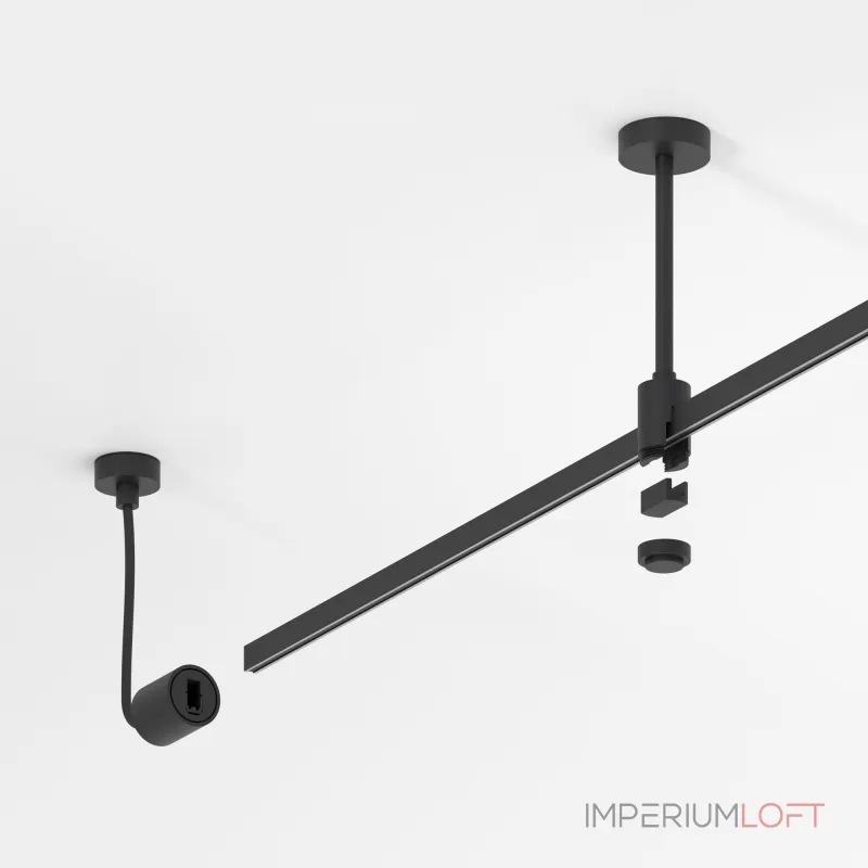 Подвесной комплект для подключения трековой системы освещения к питанию боковой Elektrostandard esthetic magnetic a065431 от ImperiumLoft