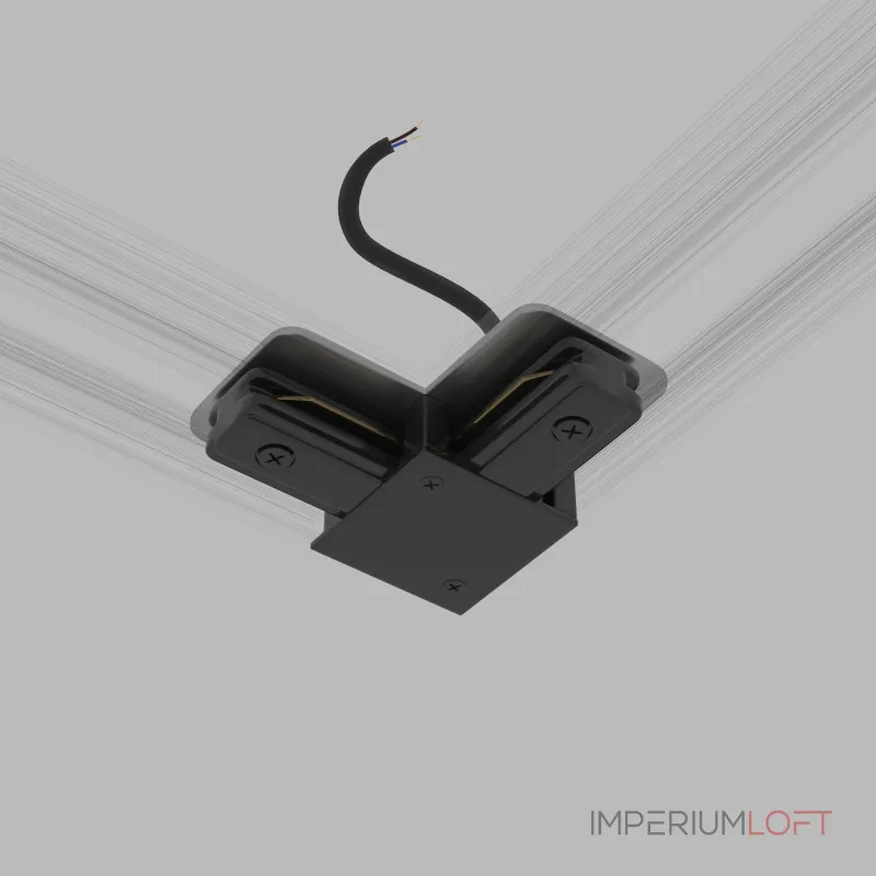 Соединитель электрический коннектор угловой с вводом питания для однофазного шинопровода Elektrostandard Basic System a071303 от ImperiumLoft Соединитель электрический коннектор угловой с вводом питания для однофазного шинопровода Elektrostandard Basic System a071303 от ImperiumLoft