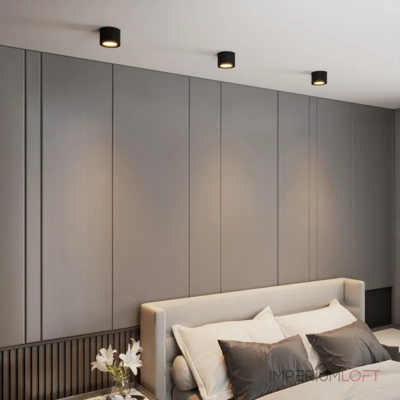 Потолочный акцентный светильник dlr026 6w 3000k черный матовый Elektrostandard dlr026 a063934 от ImperiumLoft