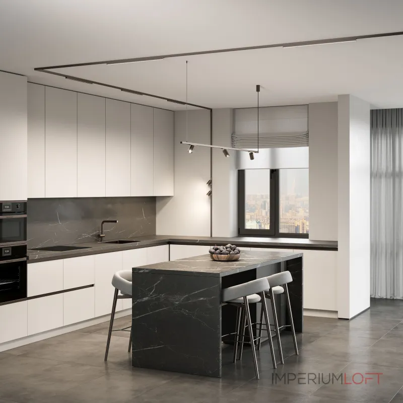 Шинопровод накладной титан Elektrostandard Line Magnetic Titan 2м 85227/00 от ImperiumLoft