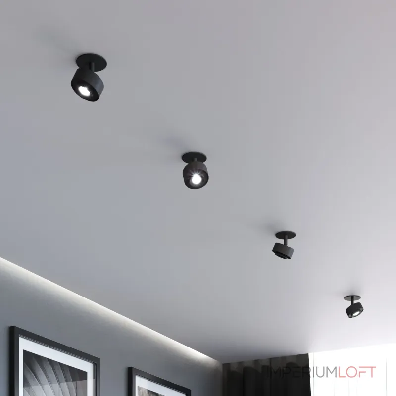 Потолочный поворотный светодиодный светильник Elektrostandard only a064253 от ImperiumLoft