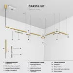 Шинопровод накладной титан Elektrostandard Line Magnetic Brass 2м 85227/00 от ImperiumLoft