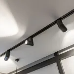 Встраиваемый шинопровод 1м с вводом питания и заглушкой Elektrostandard track rail bk recessed a057091 от ImperiumLoft