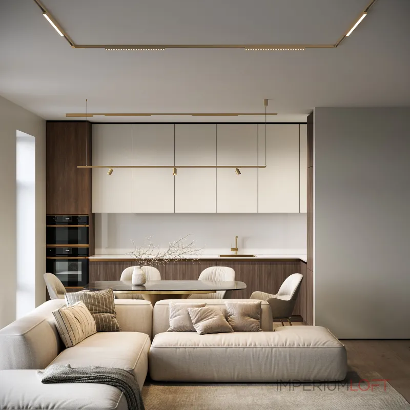 Шинопровод накладной титан Elektrostandard Line Magnetic Brass 2м 85227/00 от ImperiumLoft