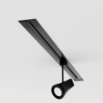 Встраиваемый шинопровод 1м с вводом питания и заглушкой Elektrostandard track rail bk recessed a057091 от ImperiumLoft