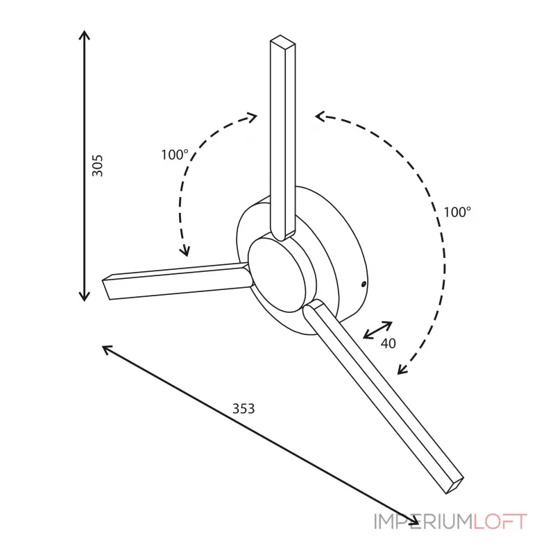 Уличный светодиодный светильник с поворотным механизмом Elektrostandard techno a040501 от ImperiumLoft Уличный светодиодный светильник с поворотным механизмом Elektrostandard techno a040501 от ImperiumLoft