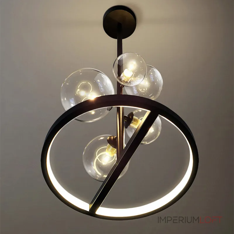 Подвесной светильник IONA B D48 black от ImperiumLoft