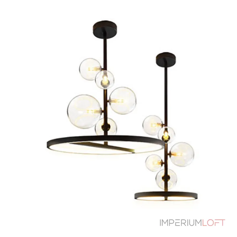 Подвесной светильник IONA B D48 black от ImperiumLoft