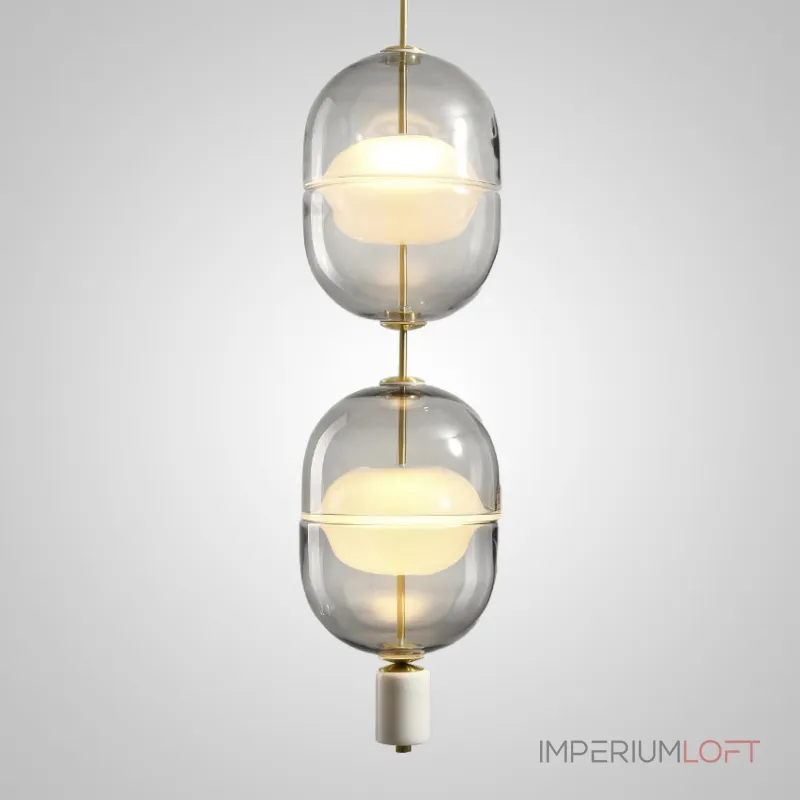 Подвесной светильник PLATTE 2 black 3000К от ImperiumLoft