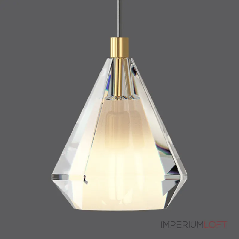 Подвесной светильник SOLDIS brass от ImperiumLoft