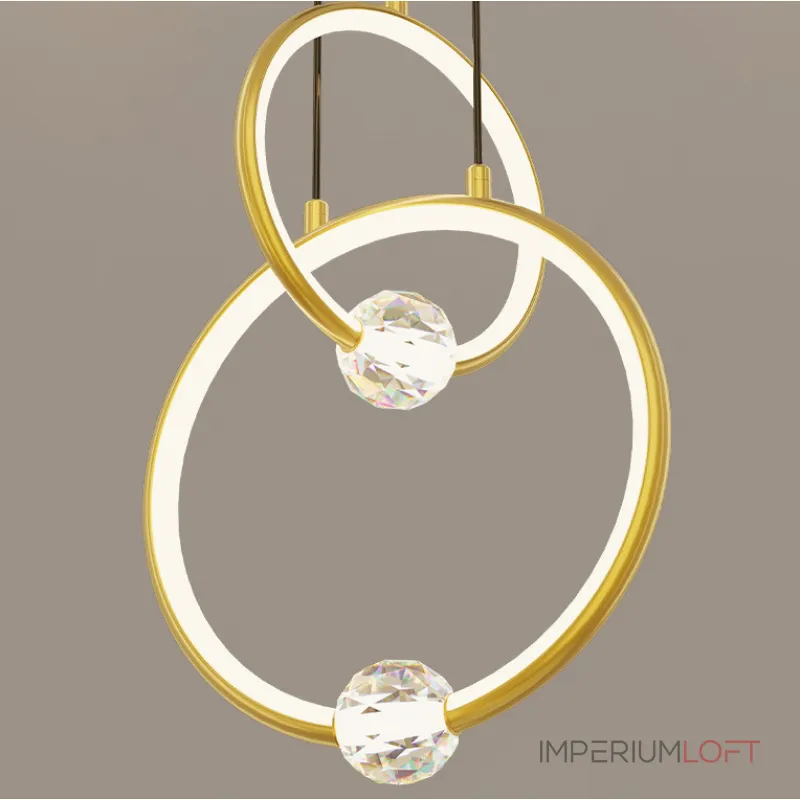 Подвесной светильник LUANA 1 2К Brass 3000К от ImperiumLoft