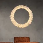 Подвесной светильник ROSLYN RING chrome D 100 от ImperiumLoft