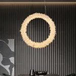 Подвесной светильник ROSLYN RING chrome D 100 от ImperiumLoft