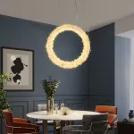 Подвесной светильник ROSLYN RING chrome D 100 от ImperiumLoft