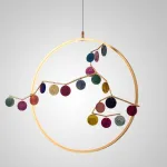 Подвесной светильник AGATE 10 multicolour D33 от ImperiumLoft