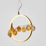 Подвесной светильник AGATE 10 multicolour D33 от ImperiumLoft