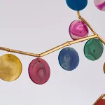 Подвесной светильник AGATE 10 multicolour D33 от ImperiumLoft