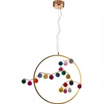 Подвесной светильник AGATE 10 multicolour D33 от ImperiumLoft