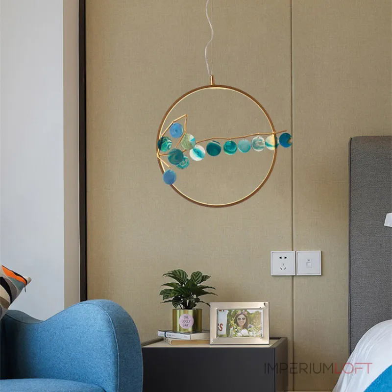 Подвесной светильник AGATE 10 multicolour D33 от ImperiumLoft