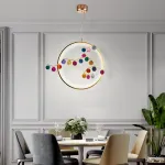 Подвесной светильник AGATE 10 multicolour D33 от ImperiumLoft