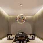 Подвесной светильник AGATE 10 multicolour D33 от ImperiumLoft