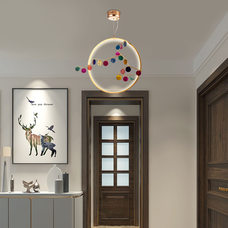 Подвесной светильник AGATE 10 multicolour D33 от ImperiumLoft