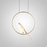 Подвесной светильник NOMI 3 gold black 3000К от ImperiumLoft