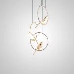 Подвесной светильник NOMI 3 gold black 3000К от ImperiumLoft