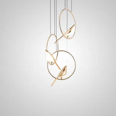 Подвесной светильник NOMI 4 gold black 3000К