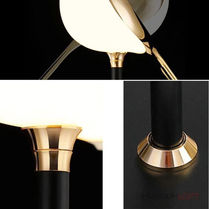 Подвесной светильник NOMI 3 gold black 3000К от ImperiumLoft