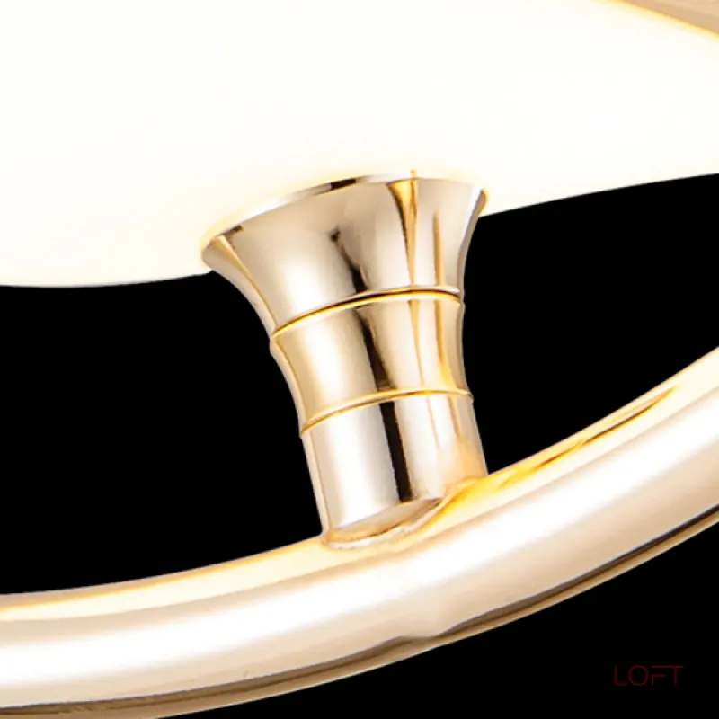 Подвесной светильник NOMI 3 gold black 3000К от ImperiumLoft