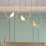 Подвесной светильник NOMI 3 gold black 3000К от ImperiumLoft