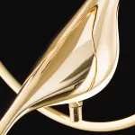 Подвесной светильник NOMI 3 gold black 3000К от ImperiumLoft